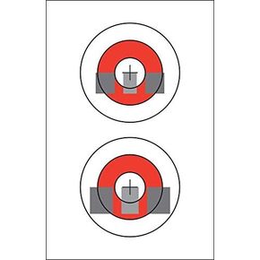 EZ2C Gun Sight Alignment Training and Diagnostic Paper Target, Firearm Sighting Correction Targets, for Pistols and Handguns, Outdoor Or Indoor Shooting Range, (25 Pack)