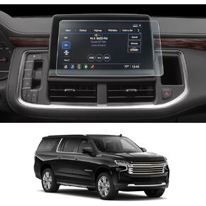 Screen Protector for Chevrolet Tahoe/Chevy Suburban/GMC Yukon 2021 2022 2023 2024 2025 10.2-lnch Touch Screen Accessories with 9H Tempered Glass(Anti-Scratch), Anti-Fingerprint, Full Cover