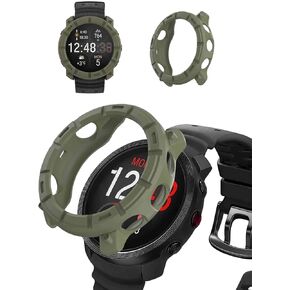 for Polar Vantage M3 Case Cover,Shockproof, Anti-Scratch, Full Coverage Bumper Shell, Lightweight and Durable TPU Case Cover for Polar Vantage M3 GPS Sport Watch,Green