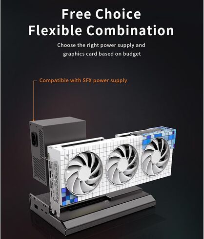 حاوية GPU الخارجية للألومنيوم ، محطة Dock الخارجية المحمولة لـ Thunderbolt 3 ، USB4 Mini EGPU Dock Station ، تدعم شحن PD 60W ، USB 4.0 40GBPS نقل السرعة العالية in Saudi Arabia