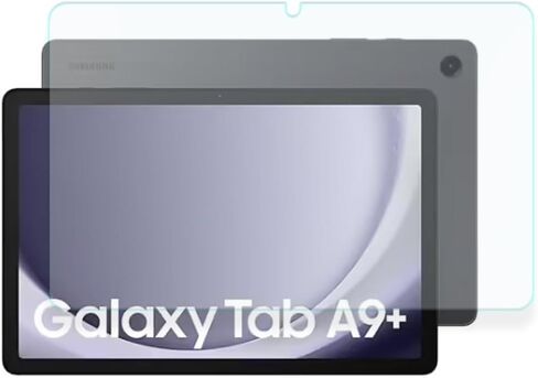 واقي الشاشة لـ Samsung Galaxy Tab A9 Plus 11 بوصة 2023 ، A9 Plus/A9+ 11'5G (SM-X210/X216/X218) فيلم زجاجي مزخرف ، صلابة 9H ، مضاد للقرعة ، ودية ، ودية ، خالية من الفقاعات (1 pcs) in Kuwait