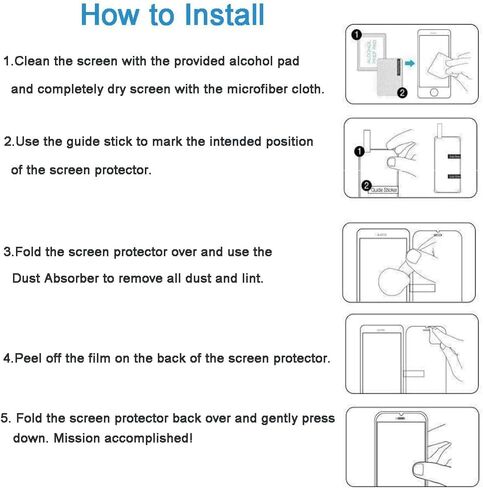 واقي الشاشة لـ Samsung Galaxy Tab A9 Plus 11 بوصة 2023 ، A9 Plus/A9+ 11'5G (SM-X210/X216/X218) فيلم زجاجي مزخرف ، صلابة 9H ، مضاد للقرعة ، ودية ، ودية ، خالية من الفقاعات (1 pcs) in Kuwait
