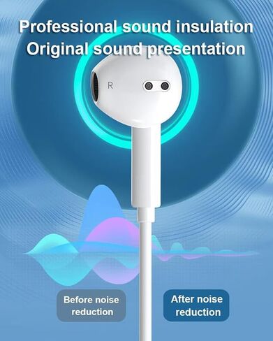 2 حزمة سماعات أذن سلكية ، سماعات الرأس 3.5 ملم مع استريو HIFI المدمج ميكروفون ، وإلغاء الضوضاء العزلة في سماعات الرأس المتوافقة مع iPhone/iPad/Android/الكمبيوتر المحمول/الكمبيوتر أكثر مع مقبس 3.5 ملم in Saudi Arabia
