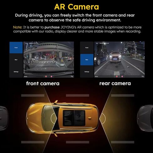 Joying 7 بوصة مزدوجة DIN CAR Steroo Android 12 Touch Screen Car Radio 4GB+64GB وحدة رأس مع CARPLAY/Android AUTO/MIRROR LINK/HDMI OUTPUT/AM/FM Radio/Bluetooth 5.0/Volume Knob (JY-UZ135N4) in Kuwait