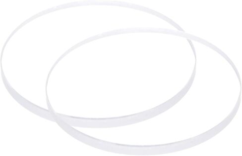 HARFINGTON 2pcs Watch Clear Crystal Lens Glass 26mm Dia. 2mm Thick Round Flat Mineral High Transmittance Watch Glass Replacement Part for Watchmaker Repair in Saudi Arabia