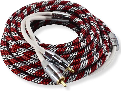 طوله 18 قدمًا من OFC مزدوج 2 ذكر إلى 2 ذكر RCA كابل RAM55 in Kuwait