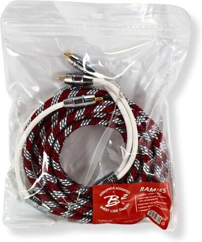 طوله 18 قدمًا من OFC مزدوج 2 ذكر إلى 2 ذكر RCA كابل RAM55 in Kuwait