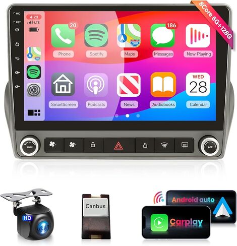 【8Core DSP 46EQ】 لشيفروليه تشيفي كامارو 2008-2015 راديو ، 6G+128G ستيريو السيارة مع CARPLAY اللاسلكي Bluetooth5.0،9 بوصة IPS 1280X720P اللمس in Saudi Arabia