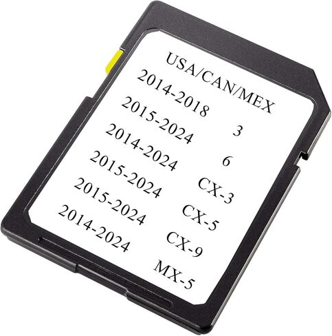 2024 Year-End Released Navigation Map SD Card Fits for 2014-2018 3,2015-2024 6 CX-5 CX-9,2014-2024 CX-3 MX5 in Saudi Arabia