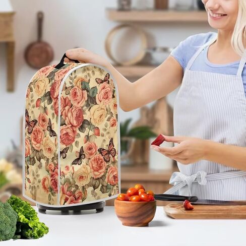 Chicken Blender Covers for Kitchen Food Processor Cover Dust Cover Dust Protection Washable Foldable Coffee Appliance Cover Universal Design Compatible with Blender Juicer Food Processor in Kuwait