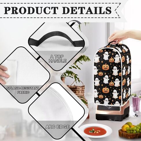Chicken Blender Covers for Kitchen Food Processor Cover Dust Cover Dust Protection Washable Foldable Coffee Appliance Cover Universal Design Compatible with Blender Juicer Food Processor in Kuwait