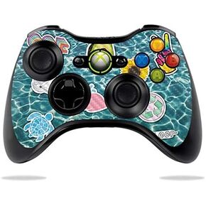 MightySkins Carbon Fiber Skin for Microsoft Xbox 360 Controller - VSCO Girl | Protective, Durable Textured Carbon Fiber Finish | Easy to Apply, Remove, and Change Styles | Made in The USA