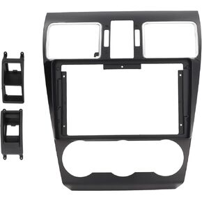 Car Radio Fascia Panel, 9inch Car Radio Stereo Fascia Navigation Panel Frame Installation Dash Kit Replacement for FORESTER 2012?2015