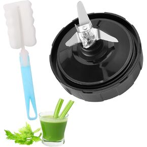 7-Fins BL450-30 Blender Blade Replace for Nutri Nin-ja BL450-30 BL454-30 BL480-30 BL481-30 Blender Blade Assembly with Cup Brush and Rubber Gasket Nin-ja Blender Replacement Parts