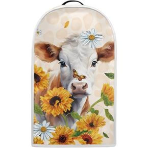 Sunflower Dragonfly Blender Dust Cover, Stand Mixer or Coffee Maker Appliance Cover, Anti Fingerprint Polyester Dust Proof Stain Resistant Blender Cover for Home Kitchen