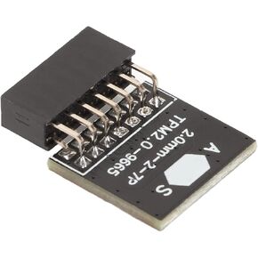 TPM2.0 Module SPEC 14 Pin Module Support DDR4, DDR3, Security Module for , 11 Motherboards, for AMD X570, B550, A520 Series, X470, B450 Series