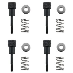 RLECS 4IN1 CPU Water Cooling Head Screw Aluminum Alloy CPU Fixing Screws for AMD Intel PC Computer Water Cooling Block Screws, Black