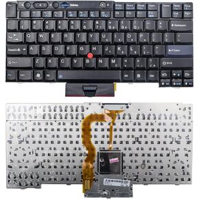 استبدال لوحة مفاتيح كمبيوتر محمول مع مؤشر لـ Lenovo ThinkPad T400S T410 T410S T410i T410SI T420 T420i T420S T510 T510i T520 W510 W520 X220 X220I X220S