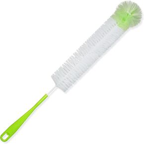 LiKee Super-Long 18" Bottle Cleaning Brush, Extra-Large 2.5" Wide Cleaner, Flexible Long Handle Brush for Water Bottle, Cups, Baby Bottle