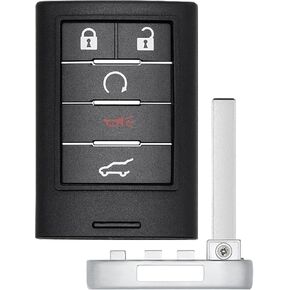 Key Fob Replacement for 2010-2015 Cadillac SRX/ 13-14 ATS XTS/ 14-15 ELR Car Keyless Entry Remote Control, NBG009768T, 5 Buttons