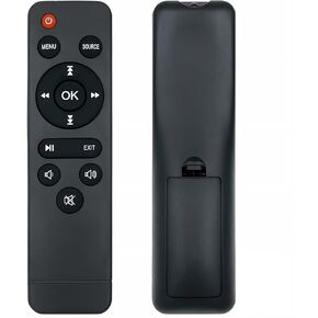 Replacement Remote for Mini Projector,Compatible with TMY V08,AuKing M8-F,NISOO M10,PANSEBA HI-04 Mini Projector.(1Pack)