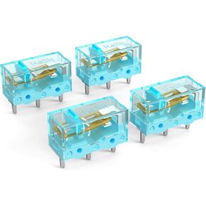 YIMAGUJRX Kailh GM8.0 Upgrade V2 Mouse Switches for Gaming Mouse, Mouse Micro Switches (Blue, 4Pcs)