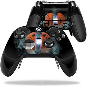 MightySkins Skin Compatible with Microsoft Xbox One Elite Controller - Basketball Orb | Protective, Durable, and Unique Vinyl wrap Cover | Easy to Apply, Remove, and Change Styles | Made in The USA