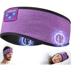 Sleep Headphones Bluetooth Headband, Wireless Earphones with HD Stereo Speakers for Sleeping, Travel, Sports, Yoga, Meditation, Running, and Housework Ideal Tech Gift
