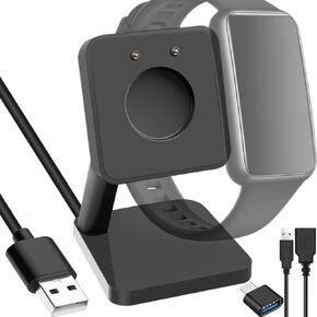 Charger Stand Compatible with Huawei Band 6/Band 6 Pro/Band 7/Band 7 Pro/Watch Fit Mini/Watch Fit/Watch 4X Pro/Watch 4X, for Honor Watch ES/Band 6 Pro, Smartwatch USB Charging Cable Dock