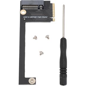 for Rog Ally Handheld Conversion 2230 to 2280 SSD Expansion Board, NVME M Key NGFF M.2 PCIE 4.0 3.0 Gold Finger Adapter 90 Degree SSD Expansion Board