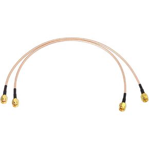 Bingfu SMA Male to SMA Male RG316 Coaxial Jumper Cable 30cm 12 inch (2-Pack) for LNA Low Noise RTL SDR Dongle ADS-B Receiver VNA Vector Network Analyzer Antenna SWR Meter Spectrum Analyzer