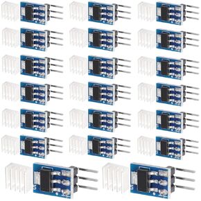 20 pcs 3.3V DC-DC Step-Down Power Module 4.75V-12V to 3.3V oltage Regulator Down Power Supply Buck Module 800mA High Efficiency Linear Low Power Consumption with Heat Sink