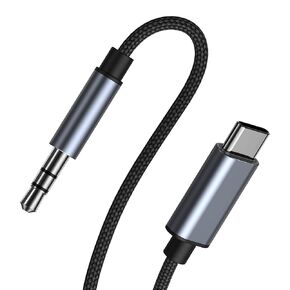 USB-C to 3.5mm Audio Aux Cord - HiFi 3.6ft Stereo Jack Cable Compatible with Apple iPhone 16 Samsung Galaxy S24 S23 S22 S21 Plus Pro Max Ultra Pixel iPad