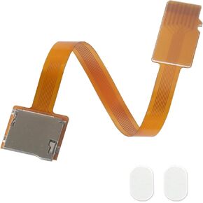 5.5 inch/14cm Micro SD Card Male and Female Extension Adapter Micro SD Card External Flex Adapter, Self-Ejecting Micro SD Card Holder Extension Plate