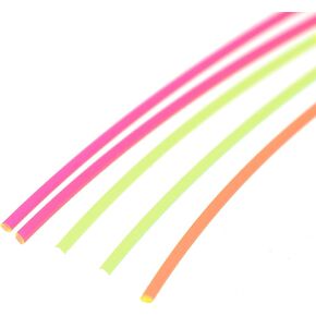 5PCS Fiber Optic Rods Fluorescent Fiber Rod for Sight Filament, 2PCS Red, 2PCS Green, 1PC Orange