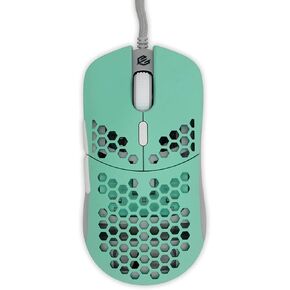 G-Wolves Gwolves Hati HTM Ultra Lightweight Honeycomb Design Wired Gaming Mouse 3360 Sensor - PTFE Skates - 6 Buttons - Only 61G (Faze Red) (Renewed)