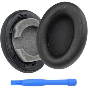MMOBIEL Ear Pads Replacement for Sony WH-1000XM3 Noise Cancelling Headphone Memory Foam and Protein PU Ear Pad Cushions - Noise Isolation Earpads Replacement – Black