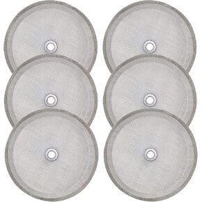 6pcs French Press Filter Screen - Universal 1000 ml, 34 Oz, 8 Cup Coffee Makers and Tea Machines - 4 Inch Stainless Steel Replacement Filter Mesh in Saudi Arabia