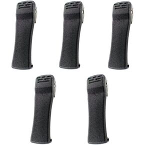 5 X Belt Clips Compatible with Motorola Xts-3000/3500/5000 MTP200 MTP300 As Hln8460/ntn8266