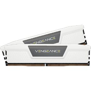 CORSAIR Vengeance DDR5 RAM 32GB (2x16GB) 6000MHz CL36-44-44-96 1.35V AMD Expo & Intel XMP Desktop Computer Memory - White (CMK32GX5M2E6000Z36W)