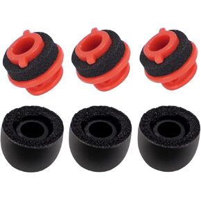 3X Medium Voyager 5200 Ear Tips Replacement,Ultra Comfort Memory Foam Voyager Legend in-Ear Eartips for Plantronics Ploy Voyager 5200 5220 5210 Series Headset Earphone Buds