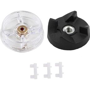 Base Gear and Rubber Blade Gear with Shock Pad Blender Replacement Part Compatible with Magic Bullet MB1001 250W Blenders