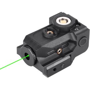 GL01G Green Laser Sight Rechargeable Battery for Pistols Handguns, USB Magnetic Charging