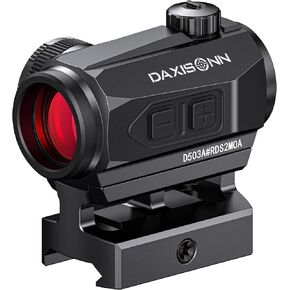 Red Dot Sight 1x20mm 2 MOA Red Dot Optics Gun Sight for Rifles Shake Awake Durable Waterproof Absolute Co-Witness Picatinny Mounted