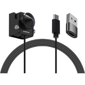 Arducam 2MP Webcam, Low Light USB Camera with Holder, USB Webcam for PC, Laptop, Smartphone, Supports Windows XP/7/8/10, Linux, Mac OS