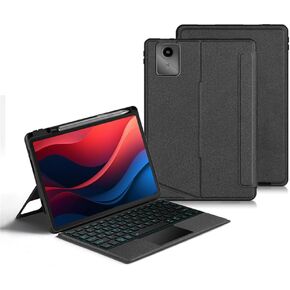 Backlit Keyboard Case for Lenovo Tab M11 11" Keyboard with Touchpad Backlight Portrait Mode Magnetic Detachable Touch Keyboard Case
