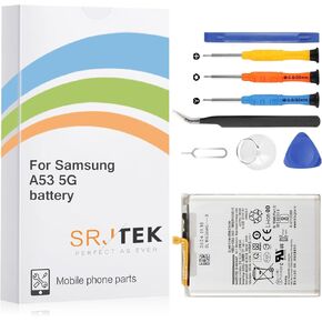 [2025 New Upgraded] OEM Battery Replacement for Samsung Galaxy A53 5G EB-BA536ABY,for Samsung SM-A536U SM-A536V SM-A5360 Battery Standard Capacity Include Complete Repair Tools kit