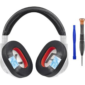 SOULWIT Cooling Gel Earpad Cushions + Protein Leather Headband Pad, Replacement Kit for Plantronics BackBeat Pro 2, Voyager 8200 UC Headphones, Replacement Repair Part - Black