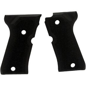 Hogue Beretta 92 Compact Grips Checkered G-10 Solid Black