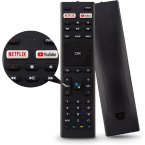New RM-C3329 for Konka Tv Remote Control, for Jvc Control for Smart 4k Android Tv for ANAM RM-C3363 RM-C3369 32H31A 40H33A 43U55A 50Q75A 50U55A 55Q75A 55U55A 65Q75A 65U55A 75Q75A 75U55A
